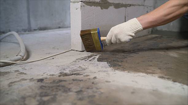 Crawl space vapor barrier installation in Morton, IL